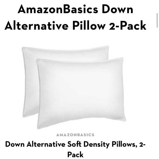 Down Alternative Soft Density Pillows - KING size