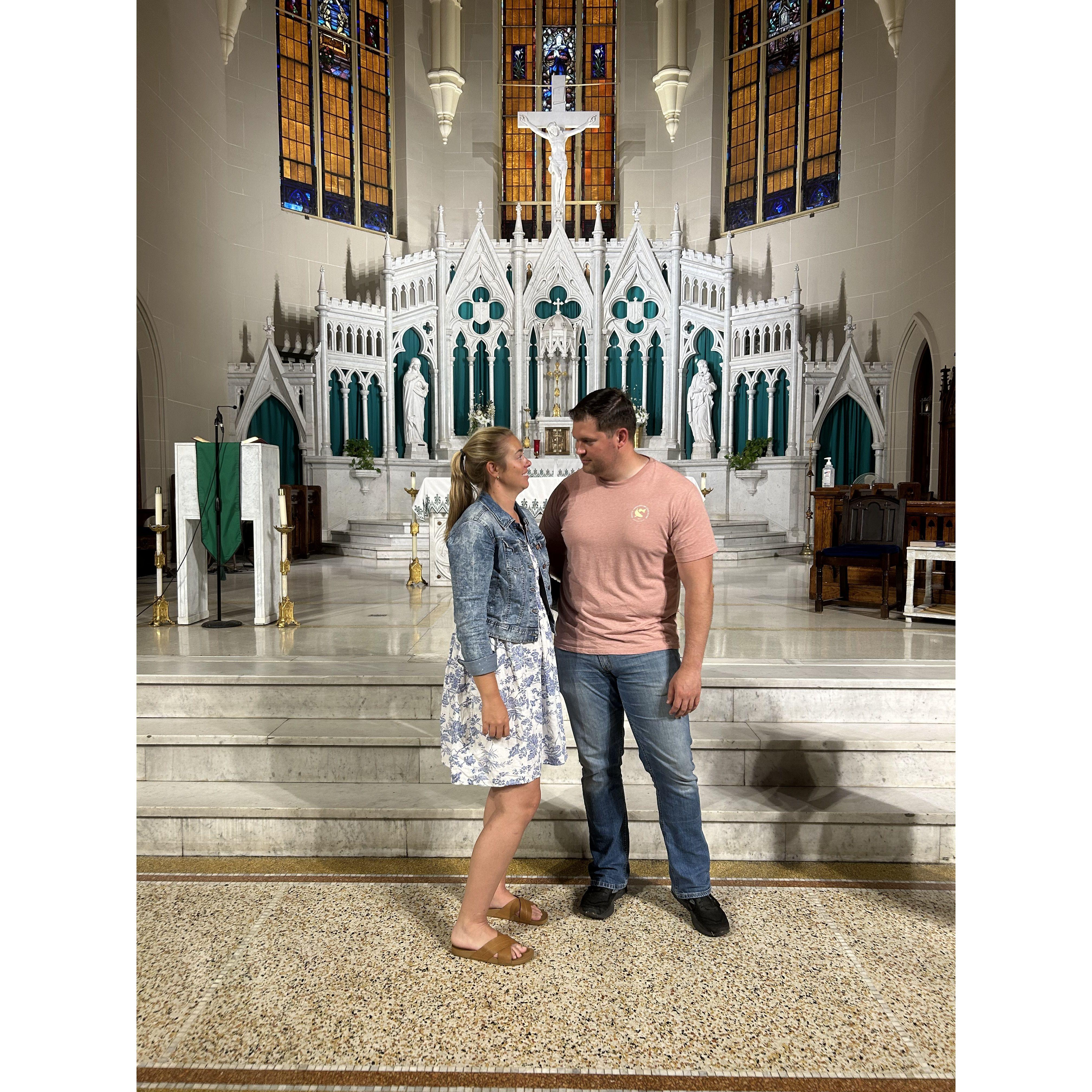 Visiting alexa's favorite church in Ohio (This is where we are getting married at!)