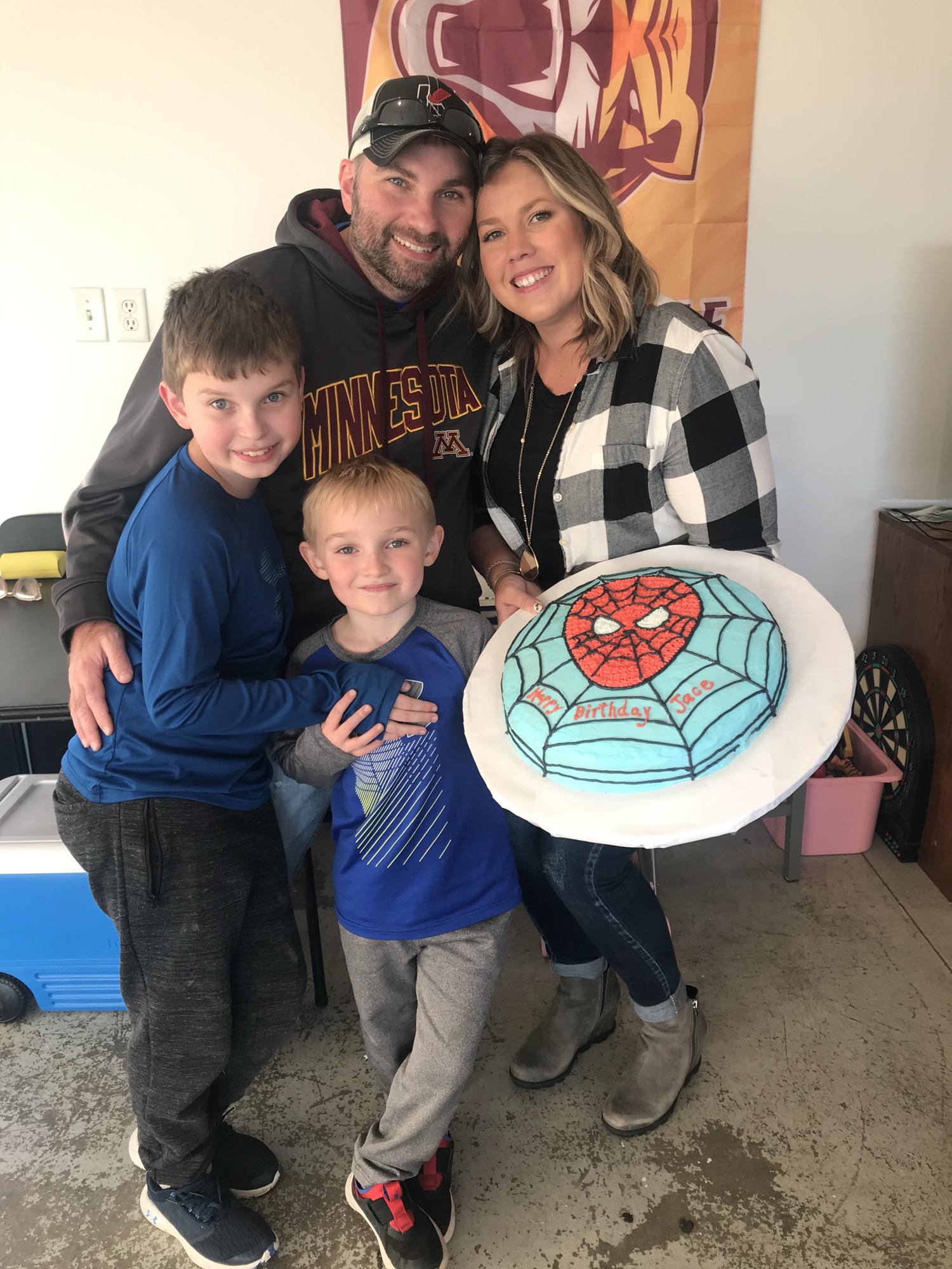 Grandma Joanne rocking the birthday cake design yet again!