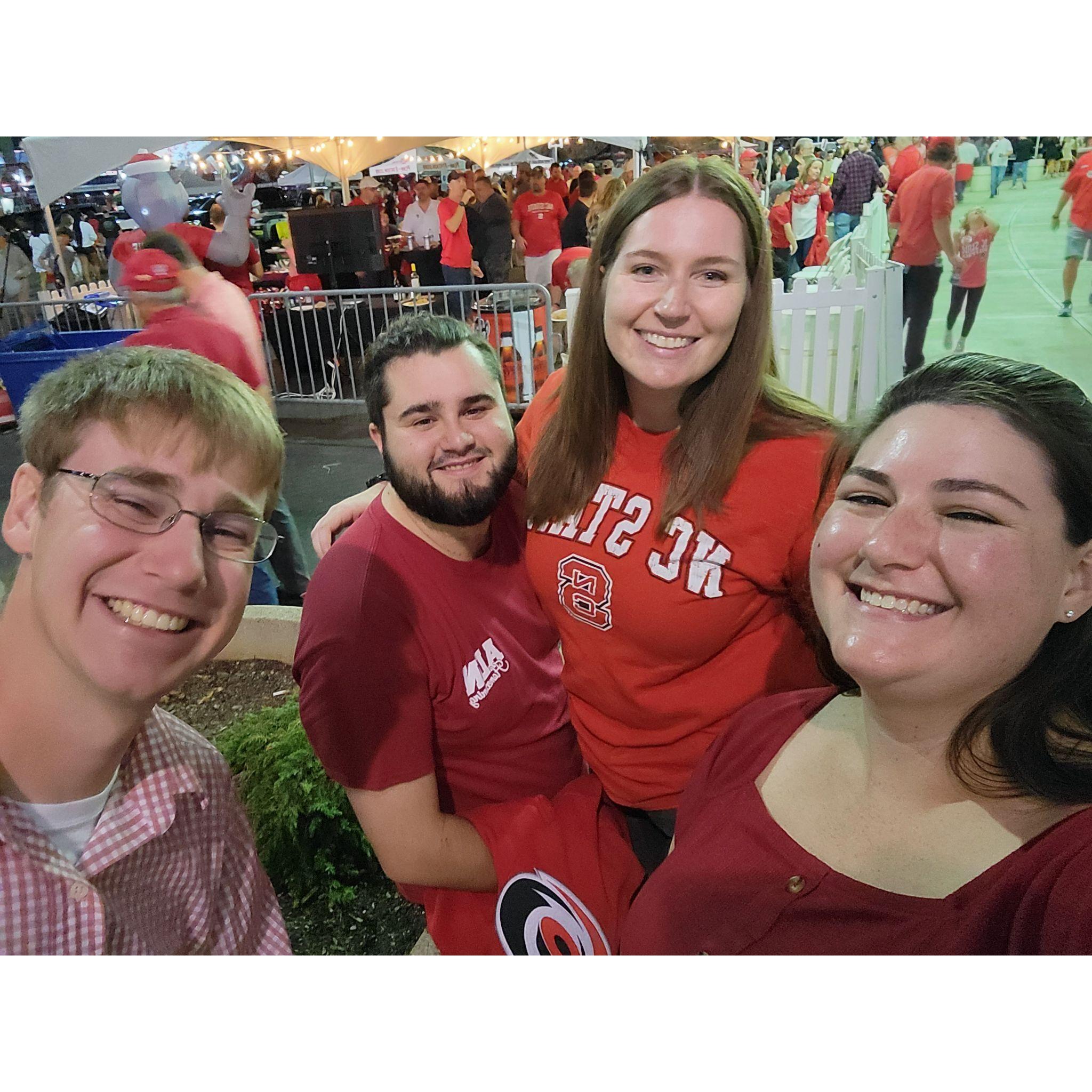 NCSU Football vs Wake Forrest 2022 with Maddie and Matt