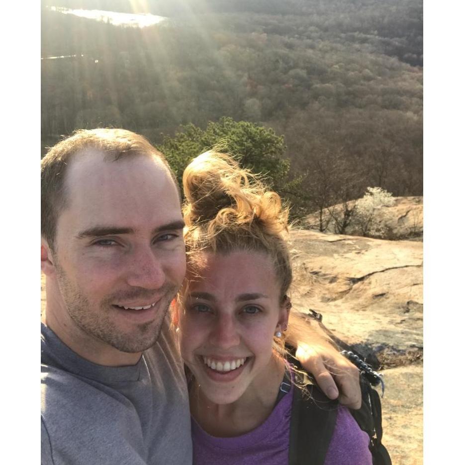 On a hike in upstate NY (maybe?) 2017