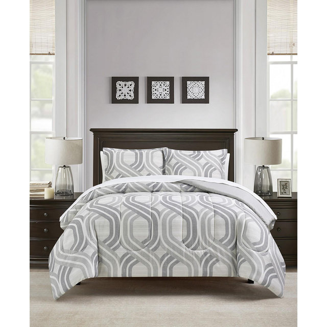 Macy's Ainsley Geometric 3-Pc. Comforter Sets