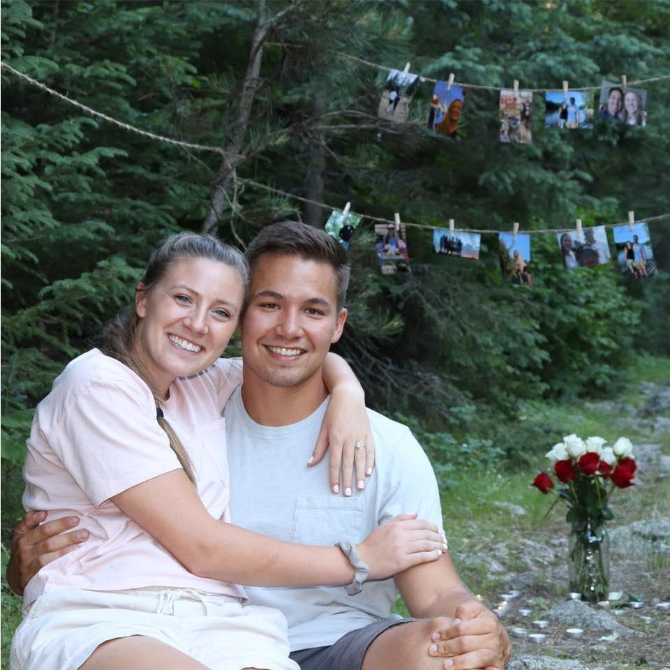 July 11th we got engaged at Camp Judson!