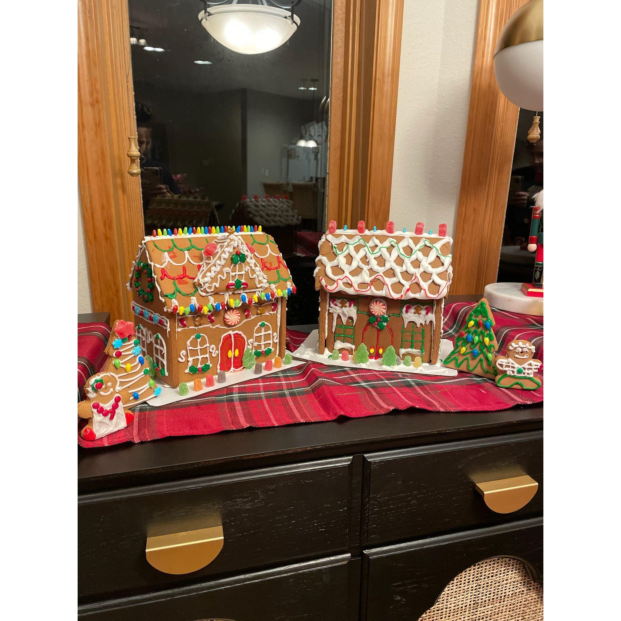 Who won our gingerbread house contest?