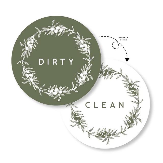 Calla Collections Dishwasher Magnet - Universal Double-Sided Clean & Dirty Sign | Kitchen Gadget Gift for Home Decor & Organization | Magnetic Indicator