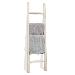 Fully Assembled 57in Wood Blanket Ladder