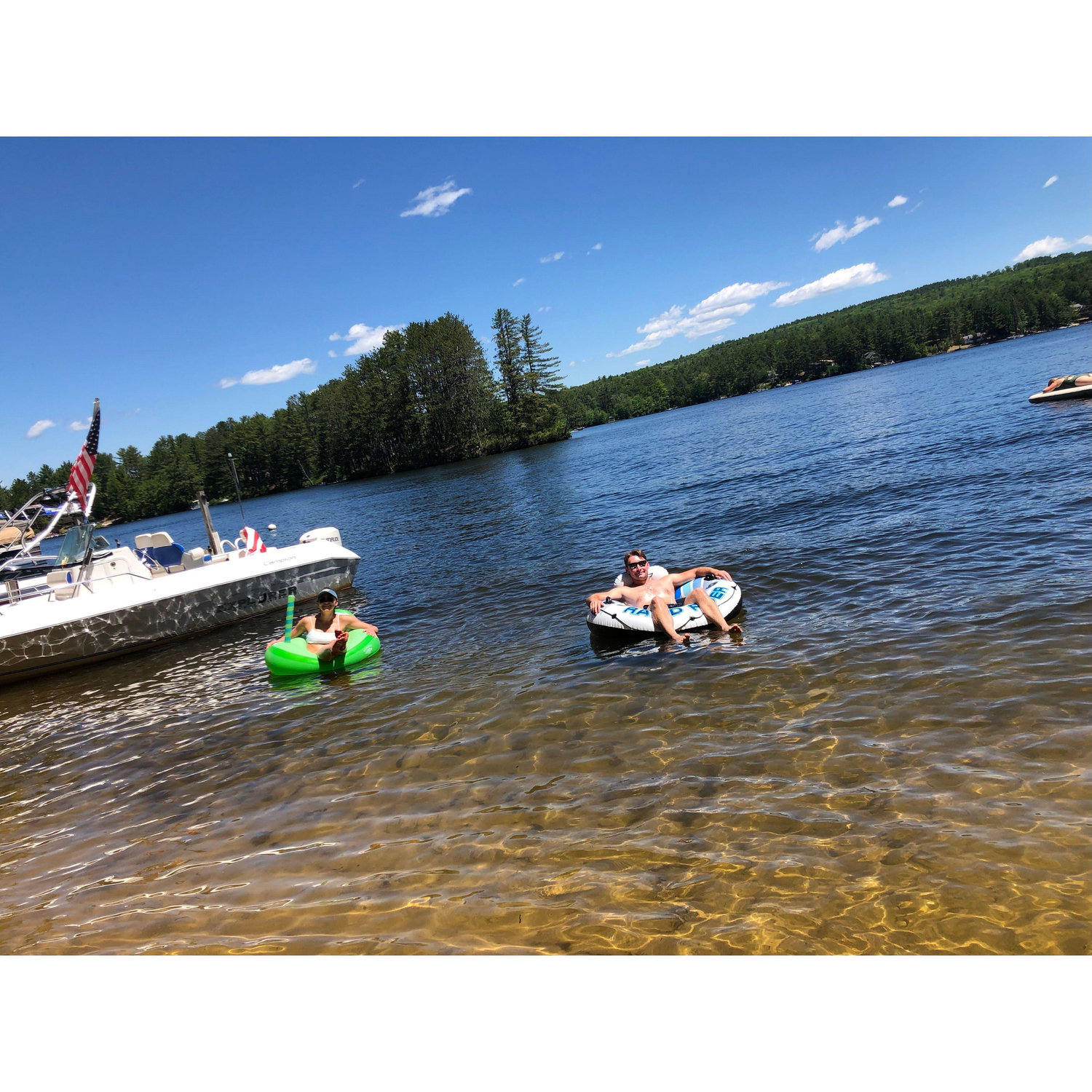 Lounging at the lake