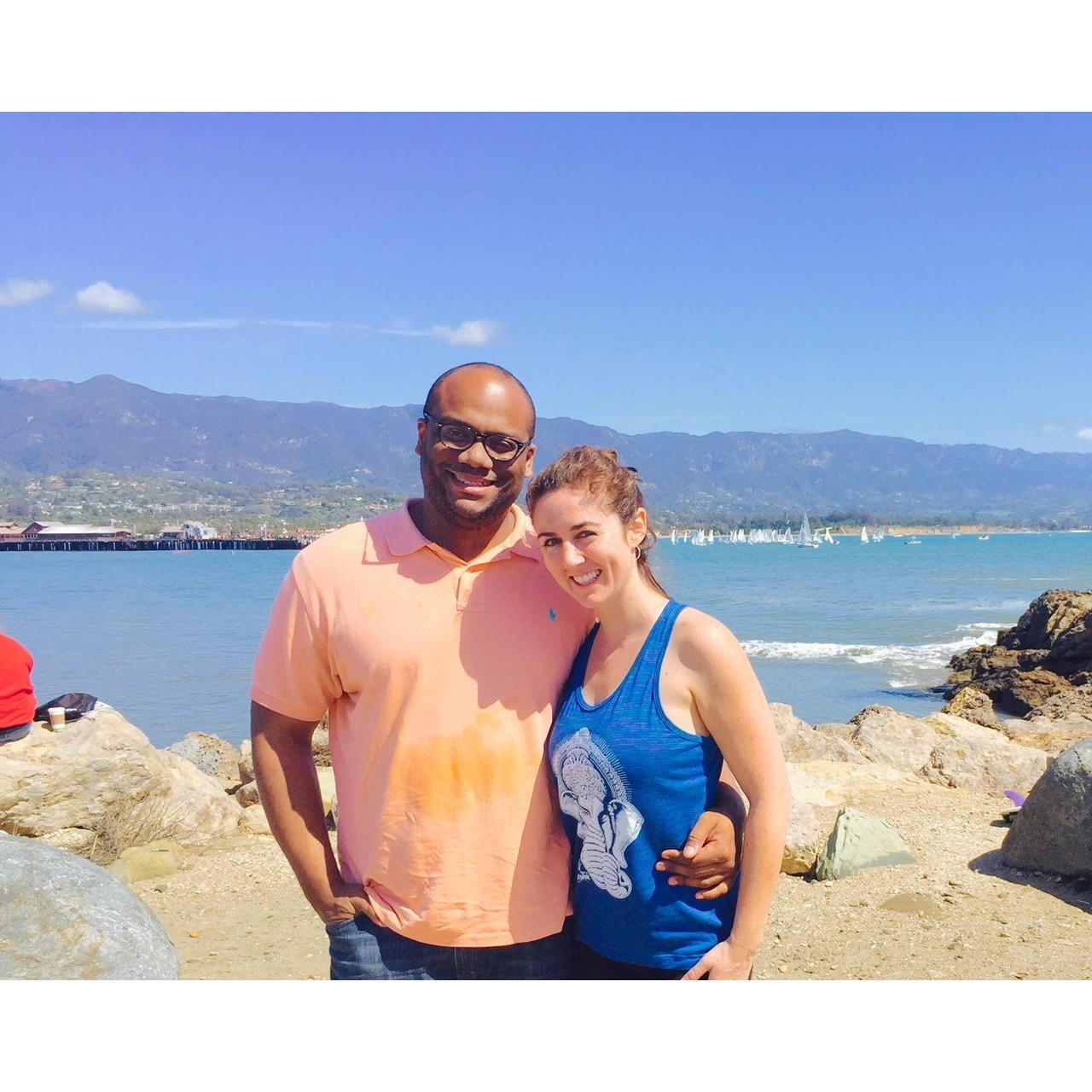 During Andre's first visit to Santa Barbara in 2016
