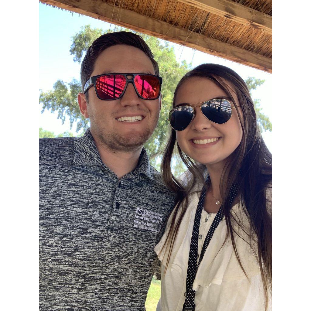 June 2020 - We started Dating. We always say its a funny story because Chris is from CA and went to ASU, and Amanda is from AZ and went to CA for undergrad. Making their meeting all the more rare!