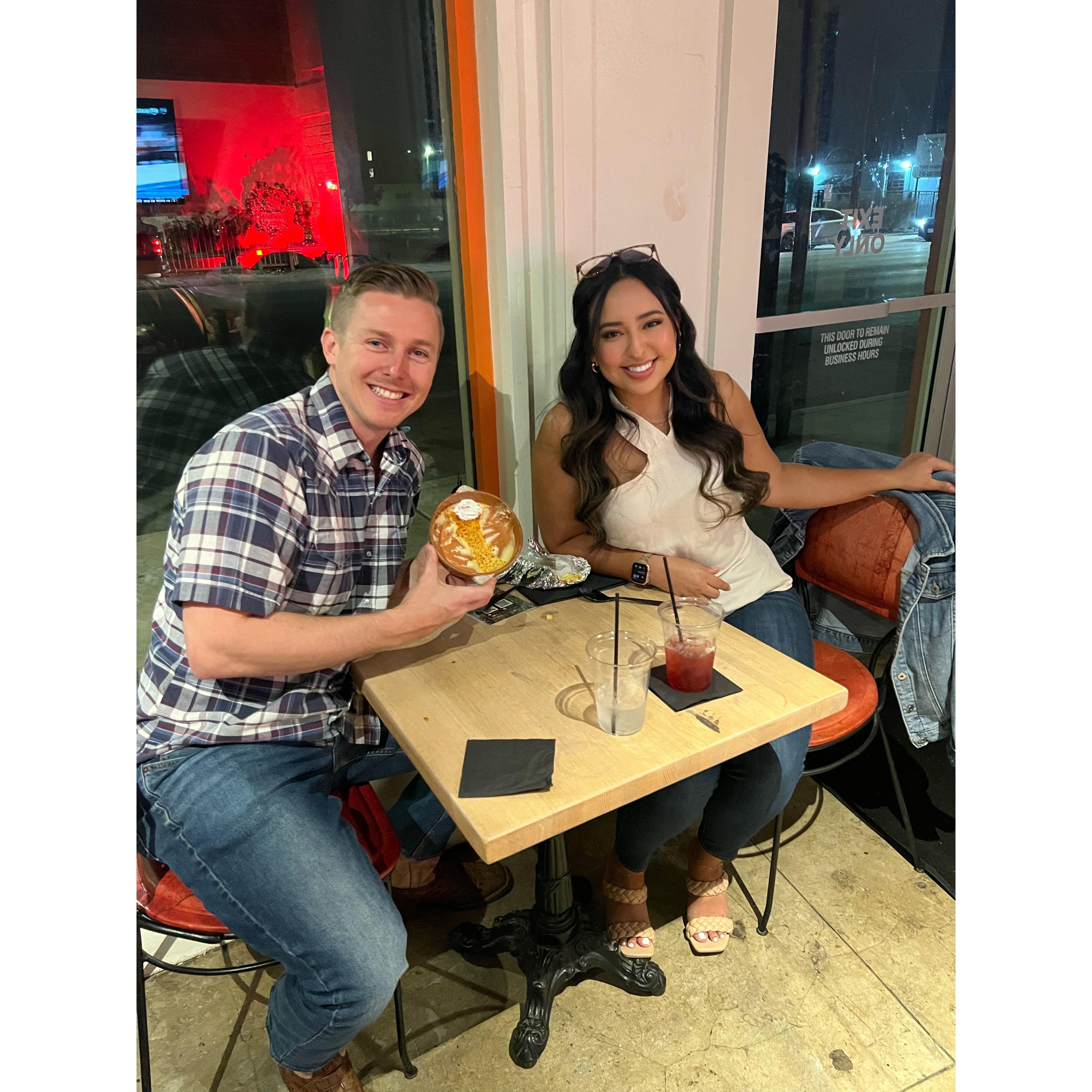 Our First Date at The Fruteria Botanero