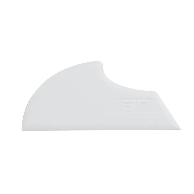 GIR: Get It Right Premium Silicone Pan Scraper - Heat Resistant Kitchen Scraper, Cutter, Chopper Perfect For Dough, Pasta, Cake, Bread, and More - 8 IN, Studio White