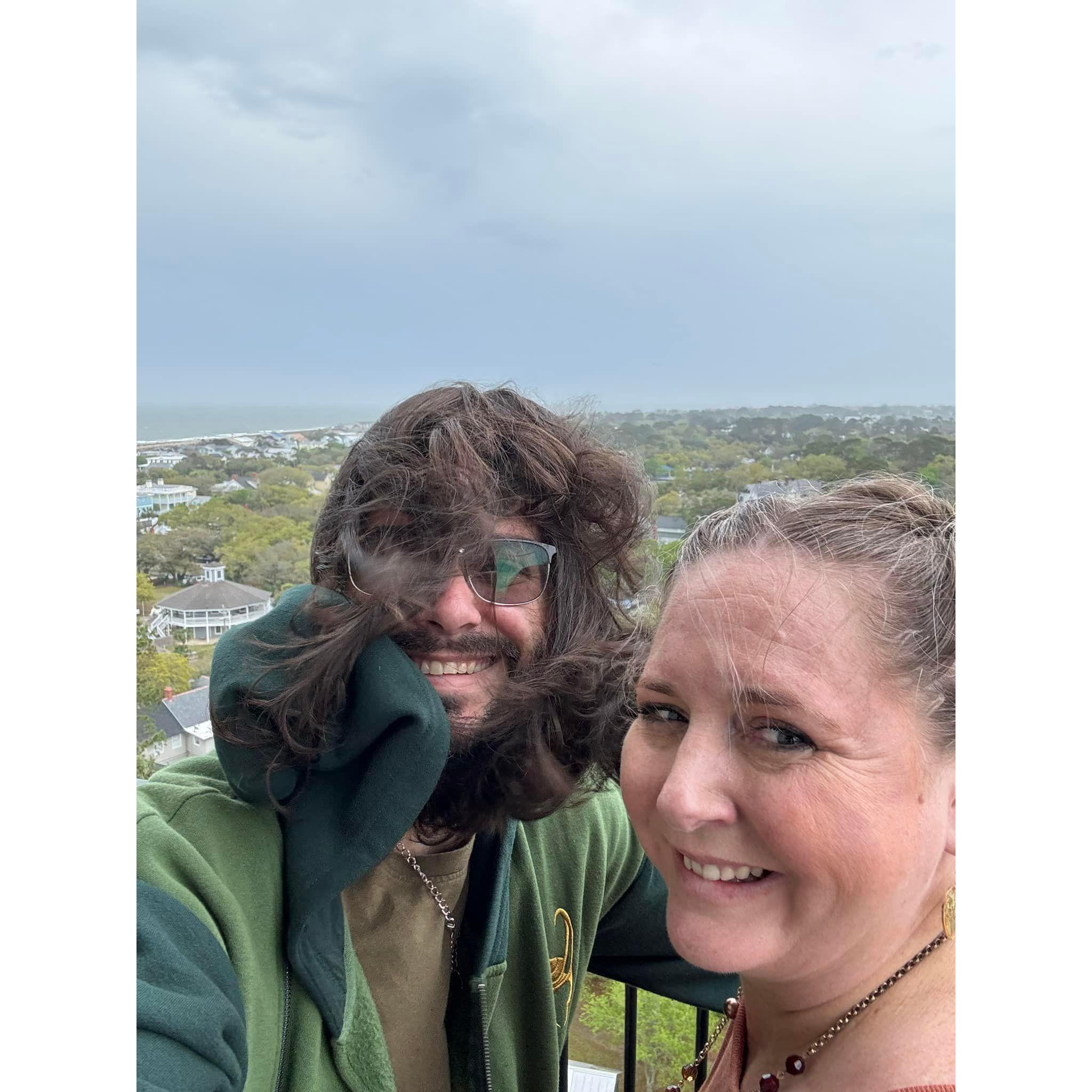 And this was my fear conquered... Tybee Island Light House.