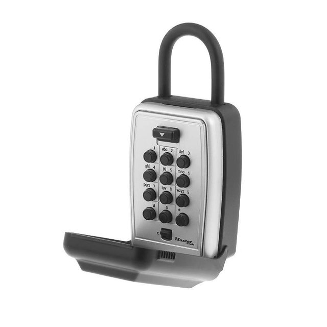 Master Lock 5422D Portable Push Button Lock Box , Black