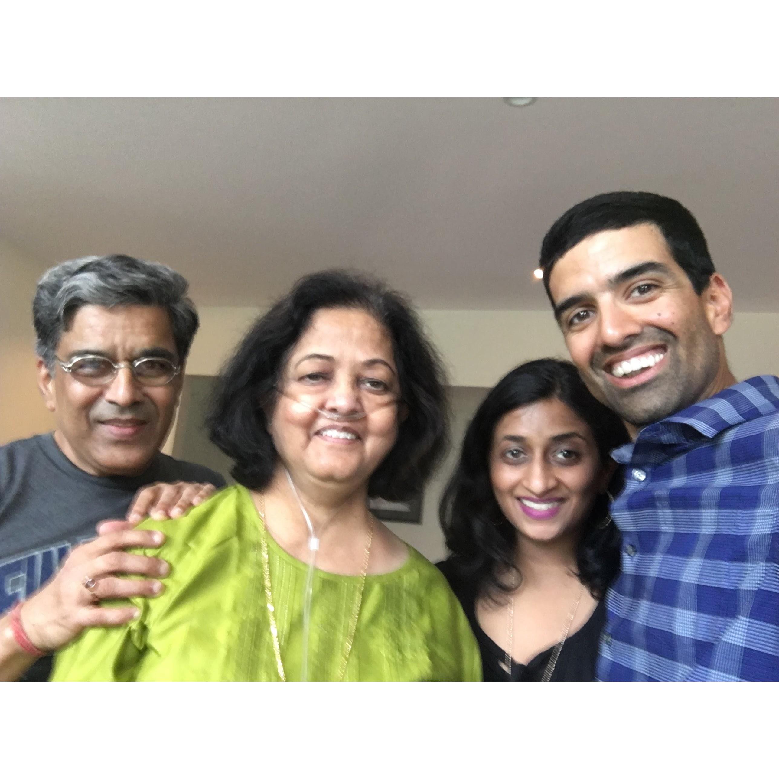Us with Piyush's parents :)