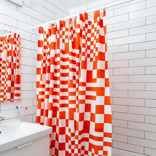 Check Shower Curtain