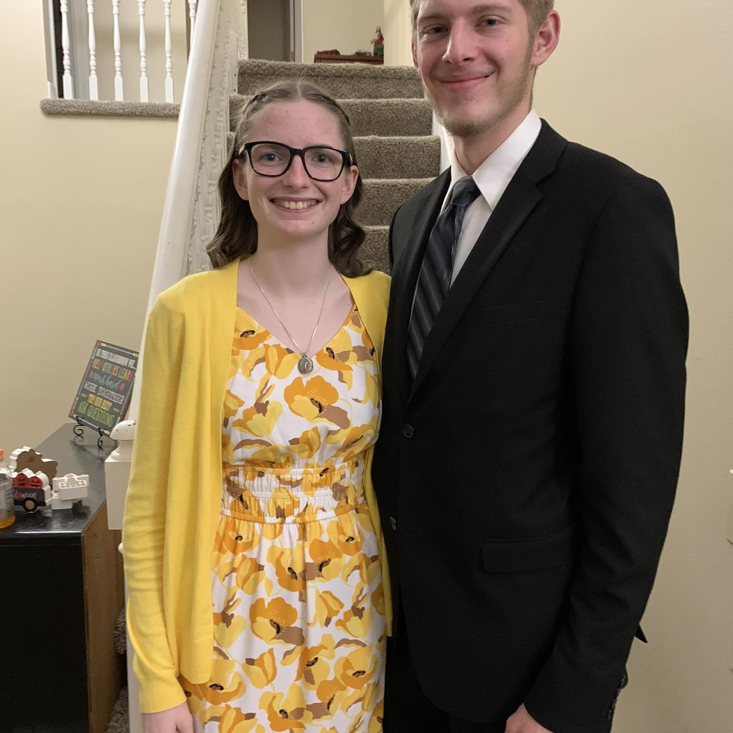 November 2023 - Going to a couple's dance at Nate's church in Omaha!