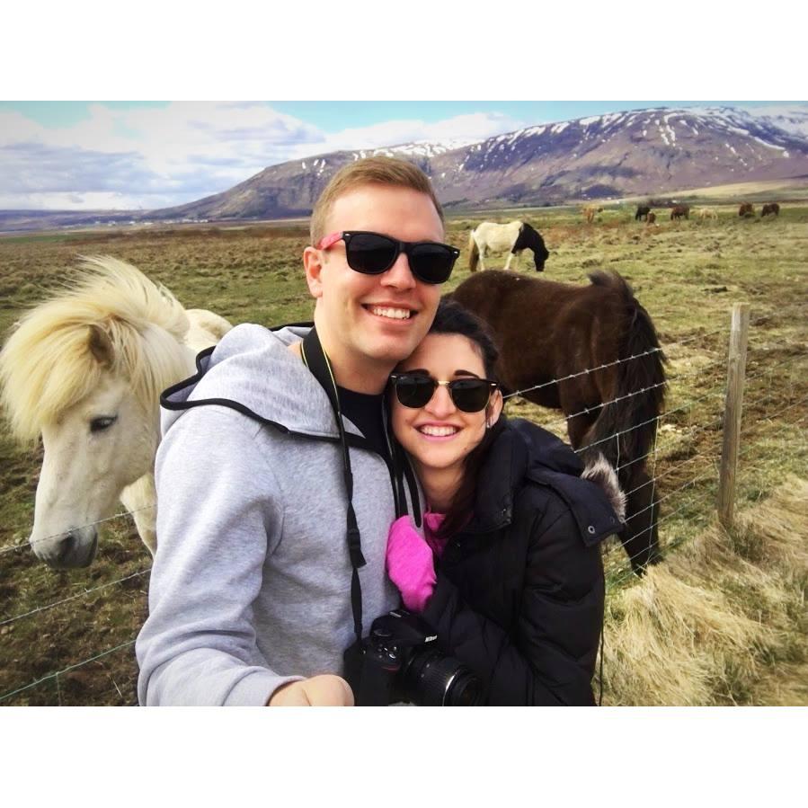 Playing with ponies in Iceland