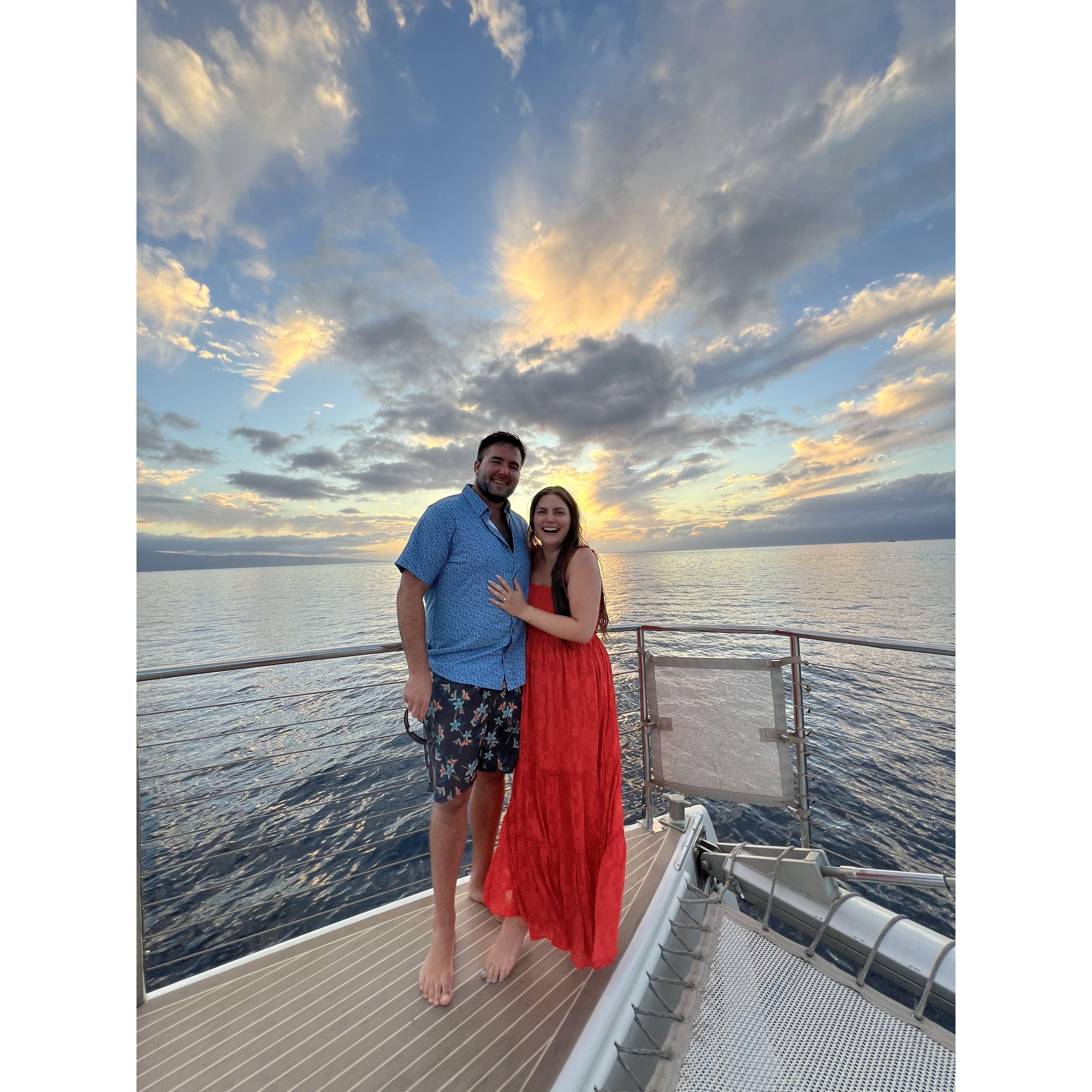 Sunset yacht tour Maui - taken by our Maui photographer Tannah ;)