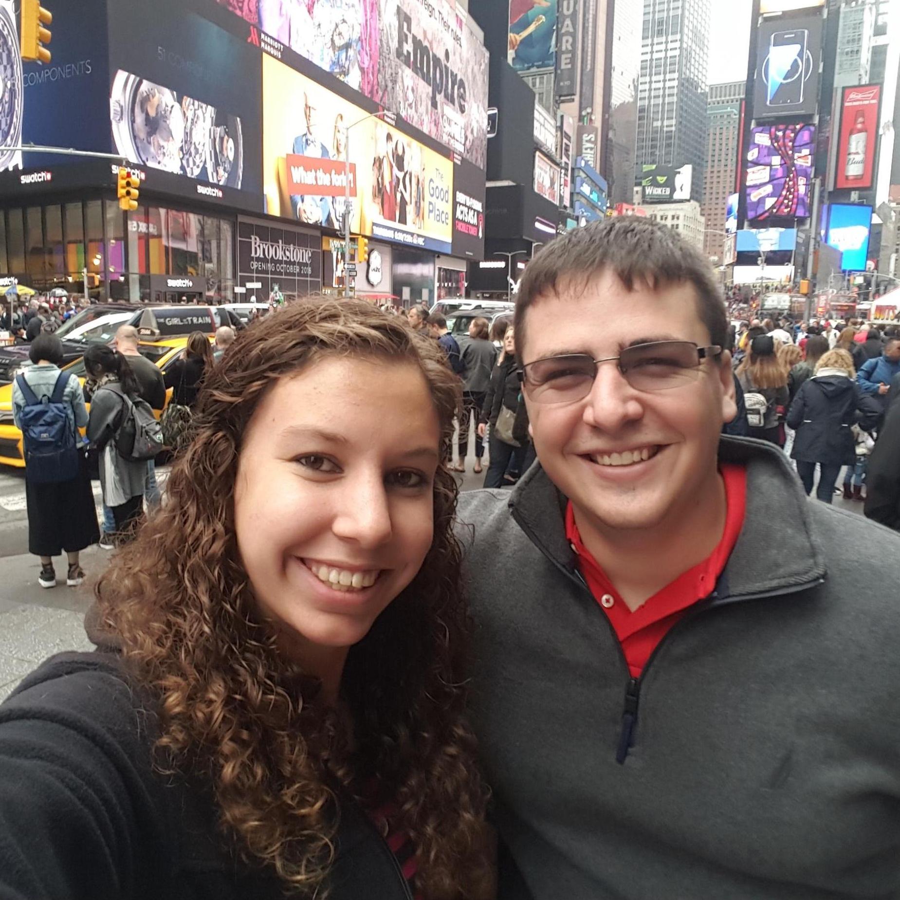 When we lived in New York. Jack is very happy to not live in New York.