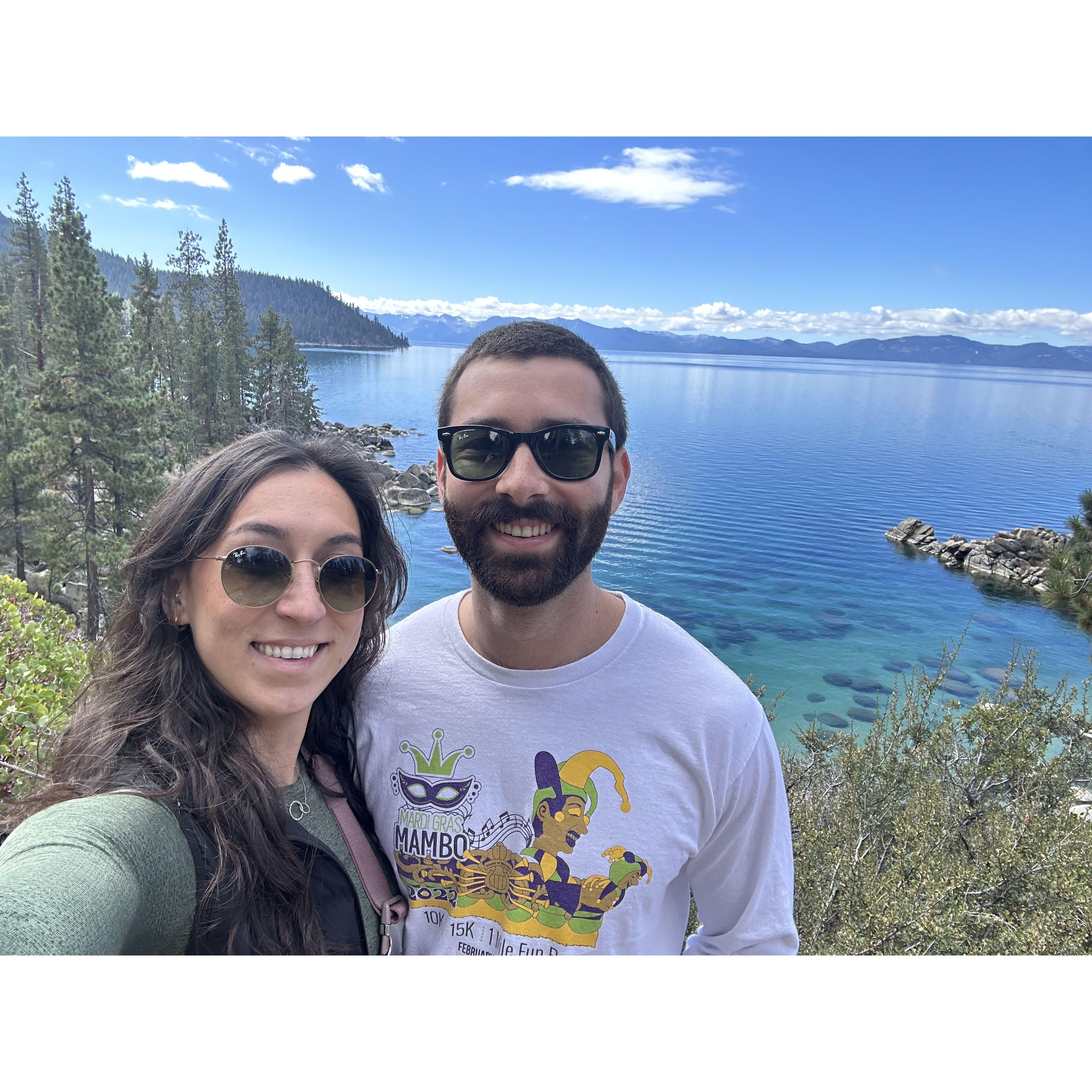 Daniel and Em in Lake Tahoe, CA 10.2023