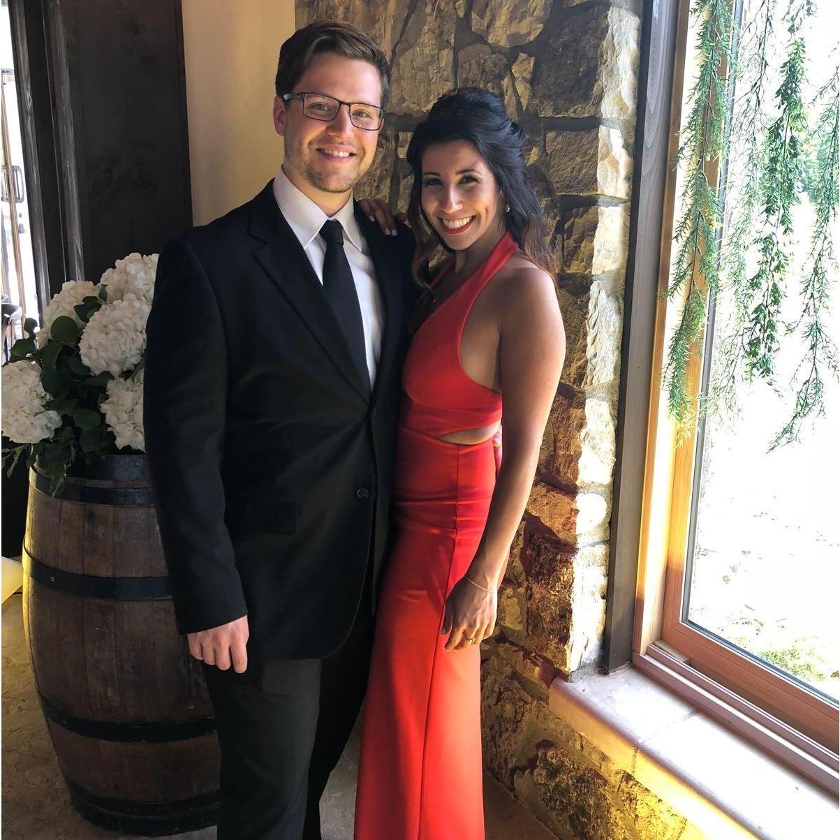 Evan attending his first Lebanese wedding for Roberta's cousin!! You should ask him to dance the traditional "Dabke" dance.