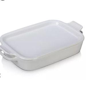 Le Creuset Rectangular Dish with Platter Lid