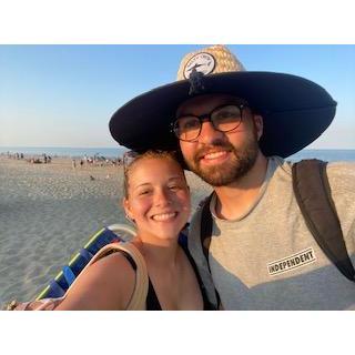 engaged and beachin'