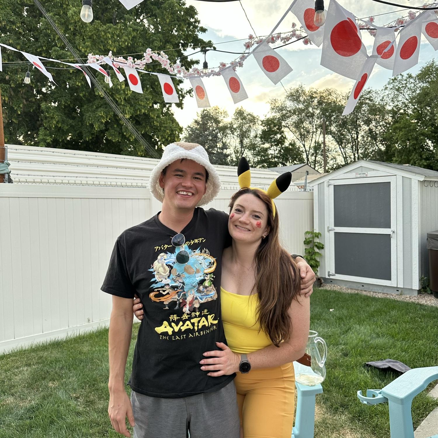 Around the world party at our house 2023!