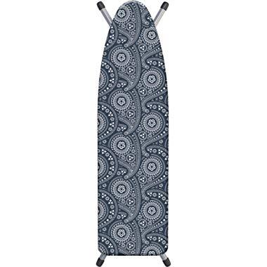 Laundry Solutions by Westex All-In-One Paisley Triple Layer Deluxe Extra Thick Ironing Board Cover & Pad, 15" x 54"