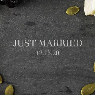 Personalized Commemorative Slate Cheese Board