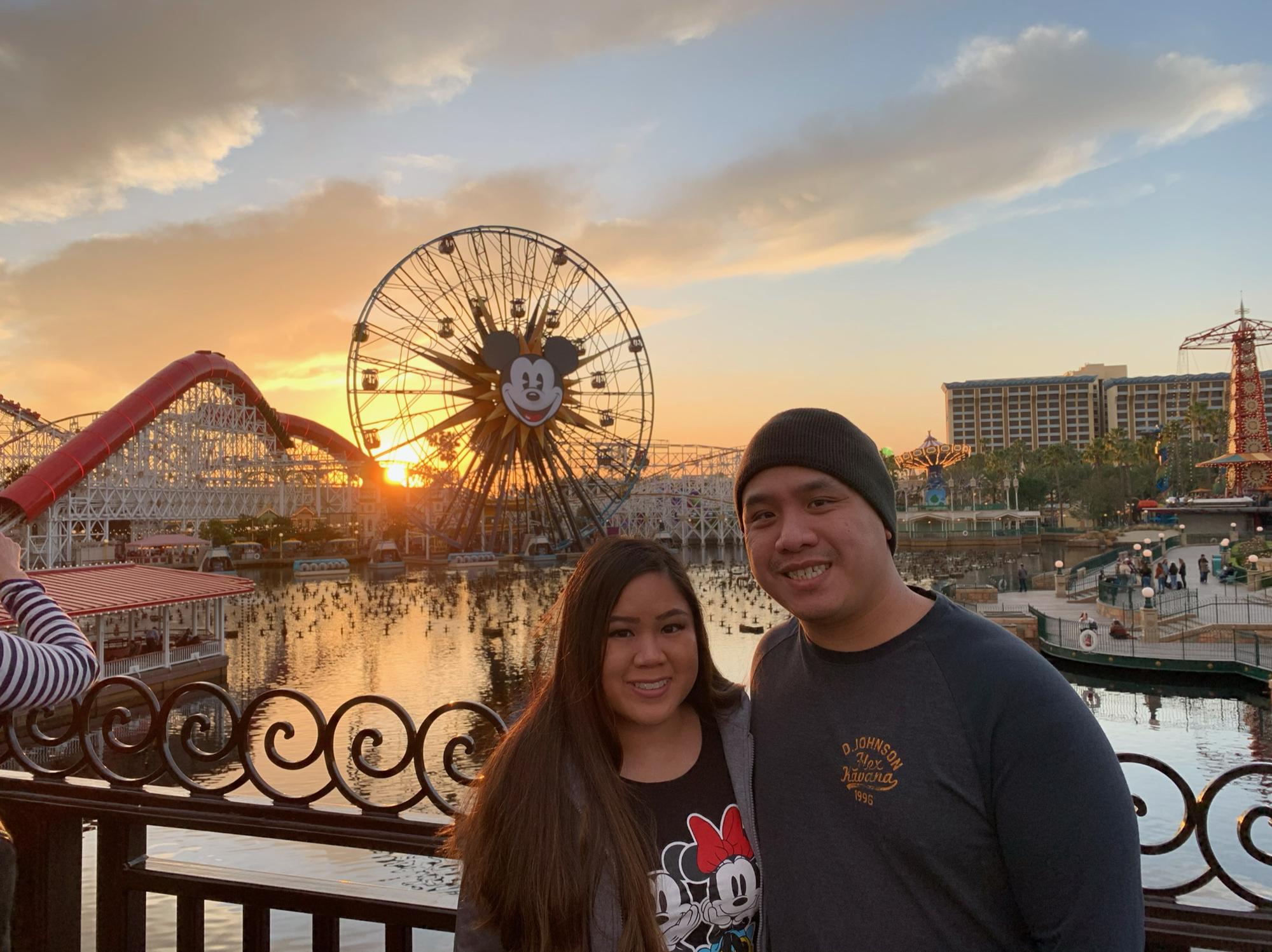 Sunset at Disney