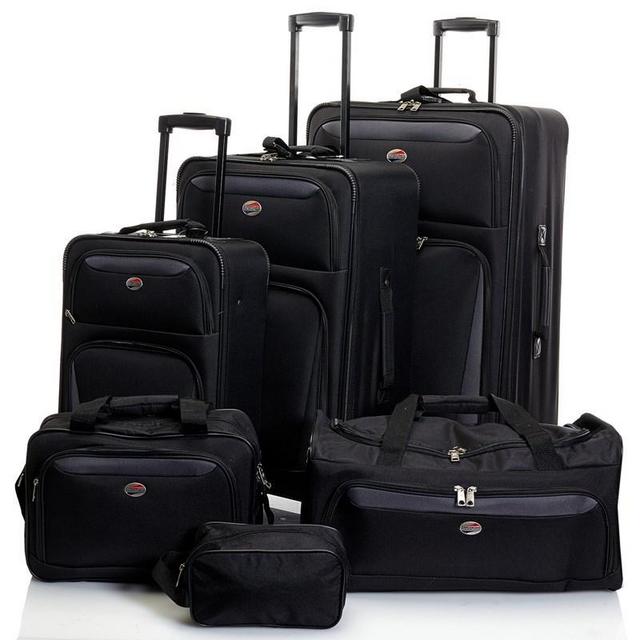 American Tourister 6-Piece Black Luggage Set