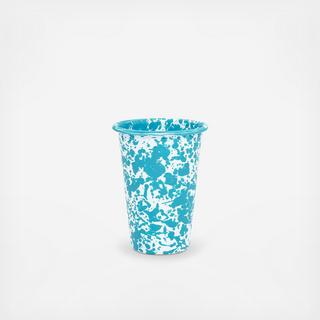 Splatter Enamelware Tall Tumbler, Set of 4