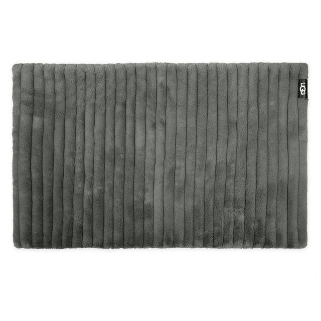 UGG® Fluff 21" x 34" Quilted Bath Rug in Charcoal