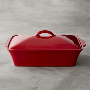 Red Essential Rectangular Baker with Lid