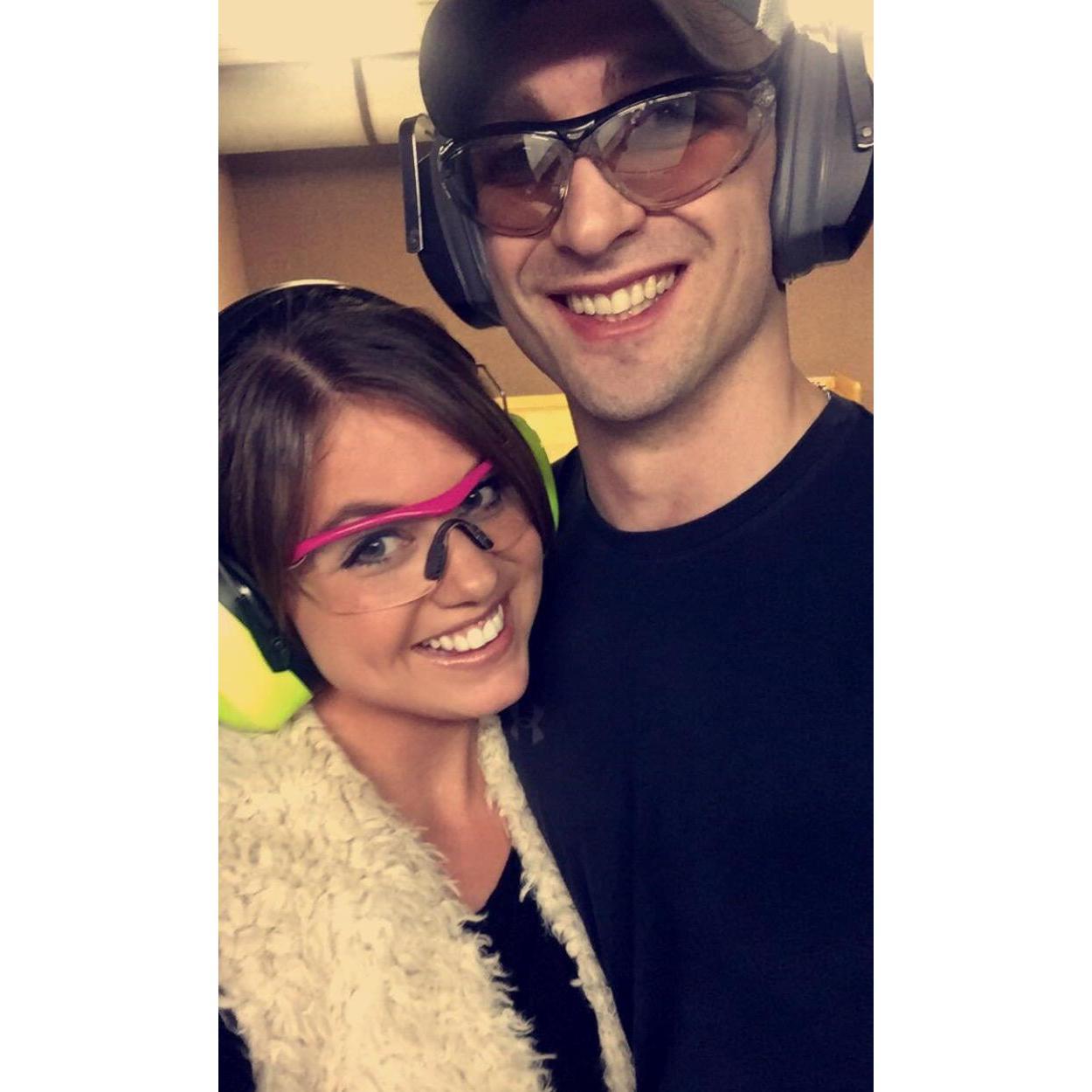 Abbey's first time shooting!