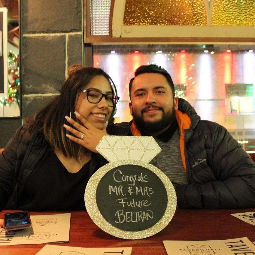 Does this ring make us look engaged?