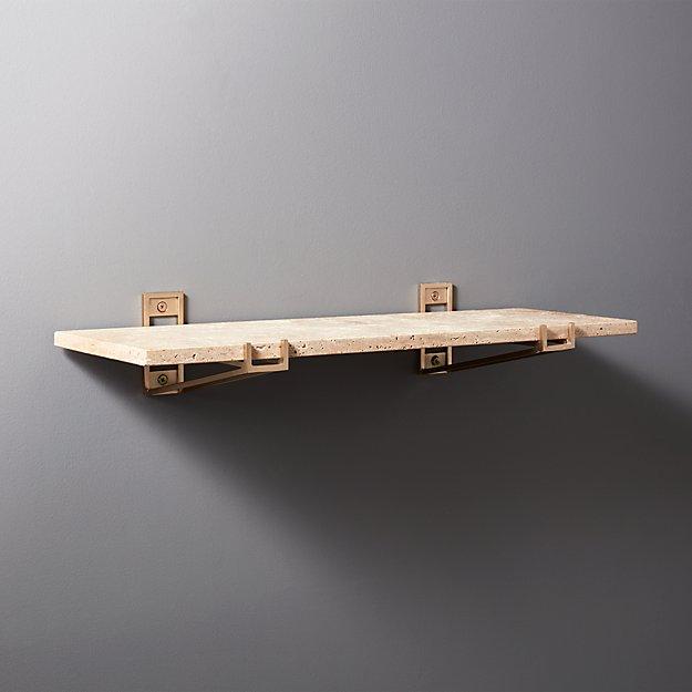 Travertine Stone Shelf