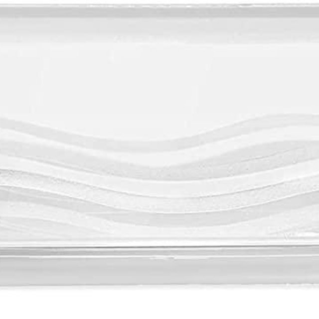 Cover Butter Container - Butter Storage Container with Transparent Lid - Durable Plastic Butter Container for Counter - Plastic Butter Dish with Lid - Covered Butter Dish for Home or Camping (White)