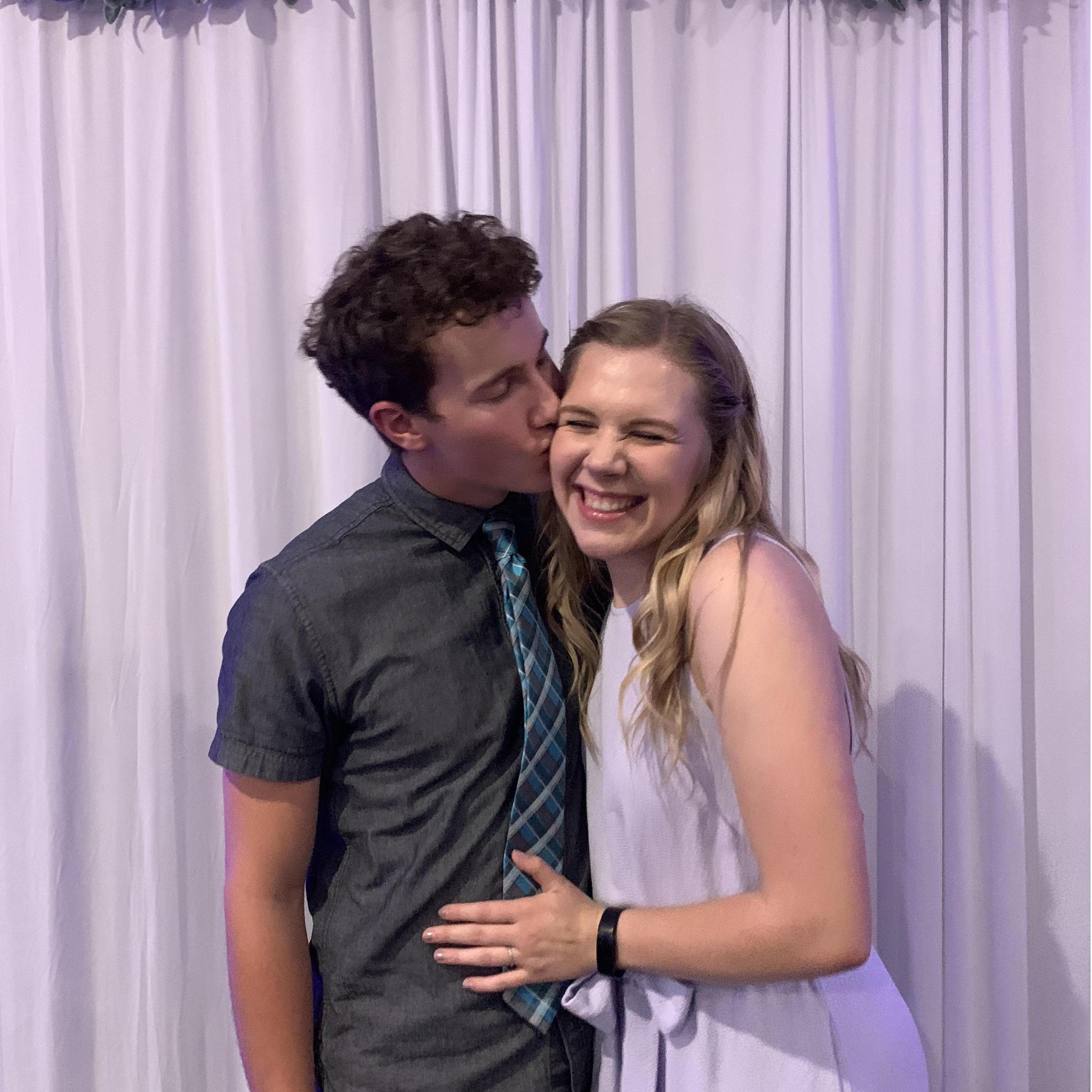 7-10-21 - Danced the night away at our college friends' wedding reception!!