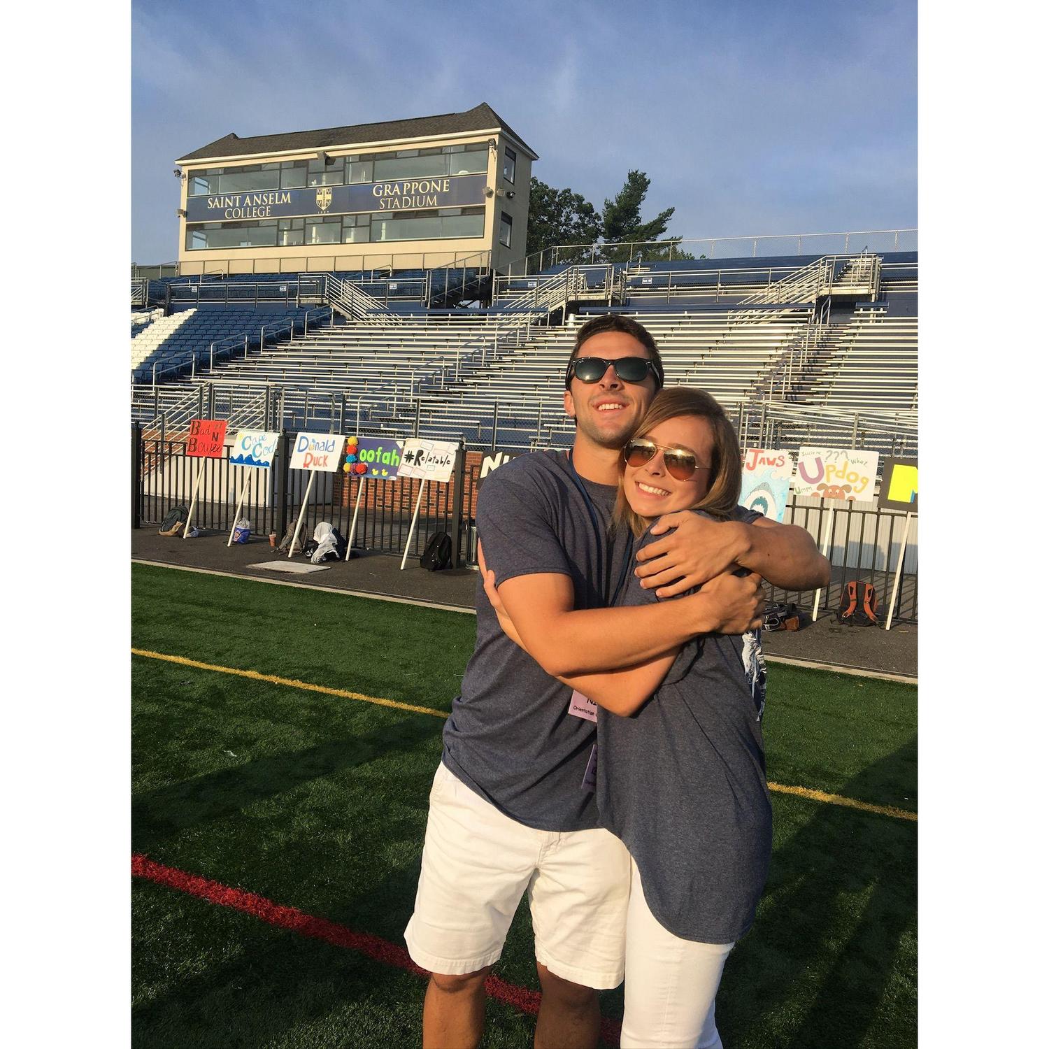 Saint Anselm College New Student Orientation 2018