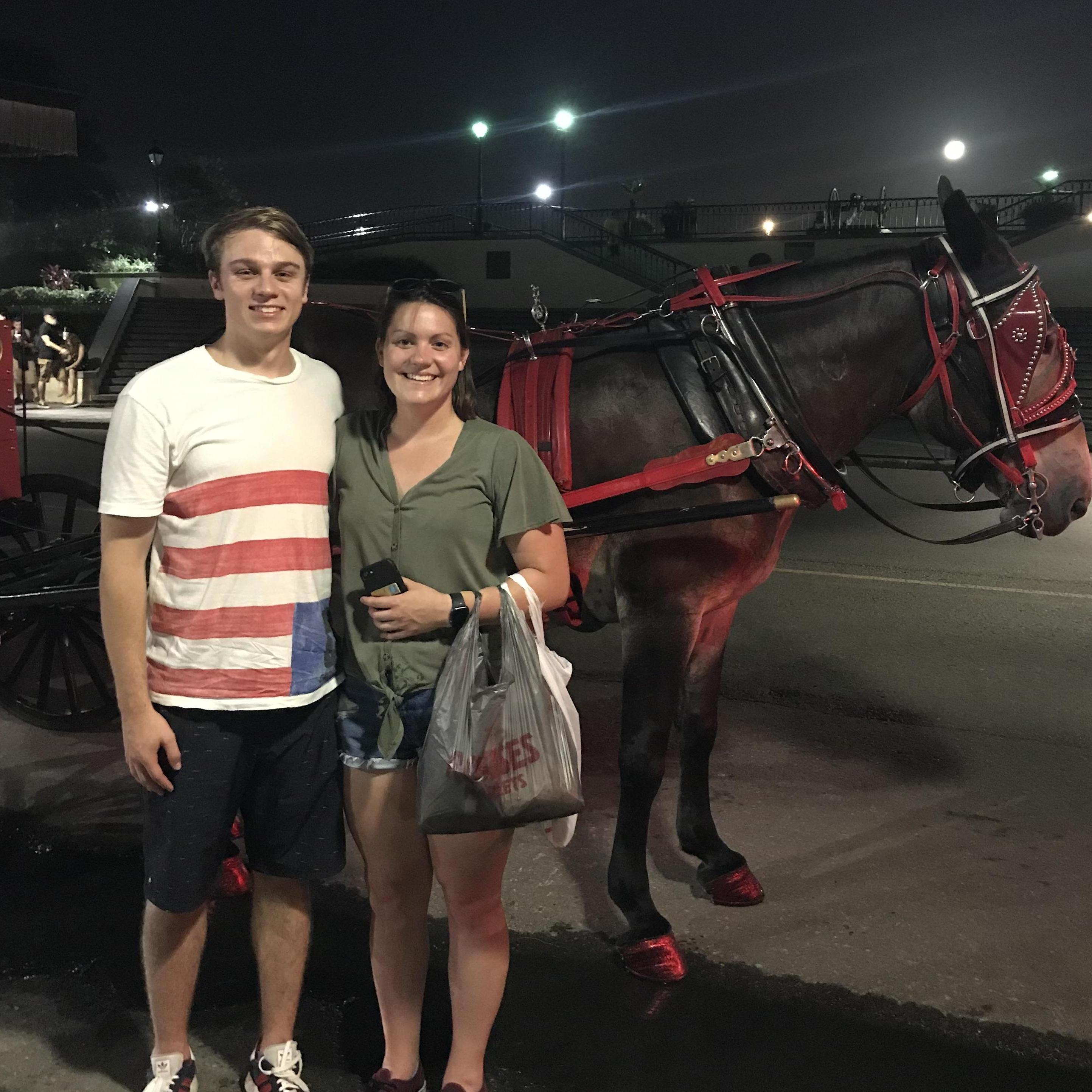 Took a haunted tour ride through the French Quarter