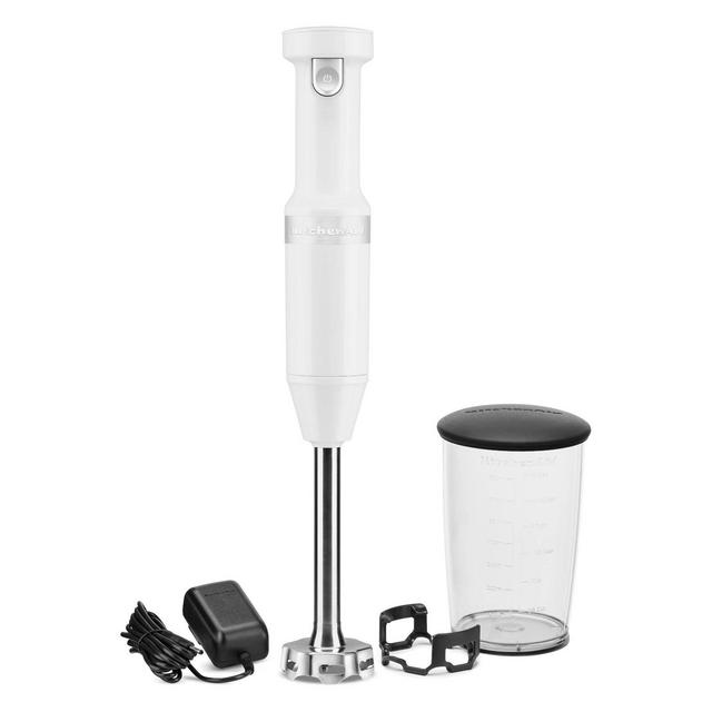 KitchenAid Variable-Speed Cordless Hand Blender - White