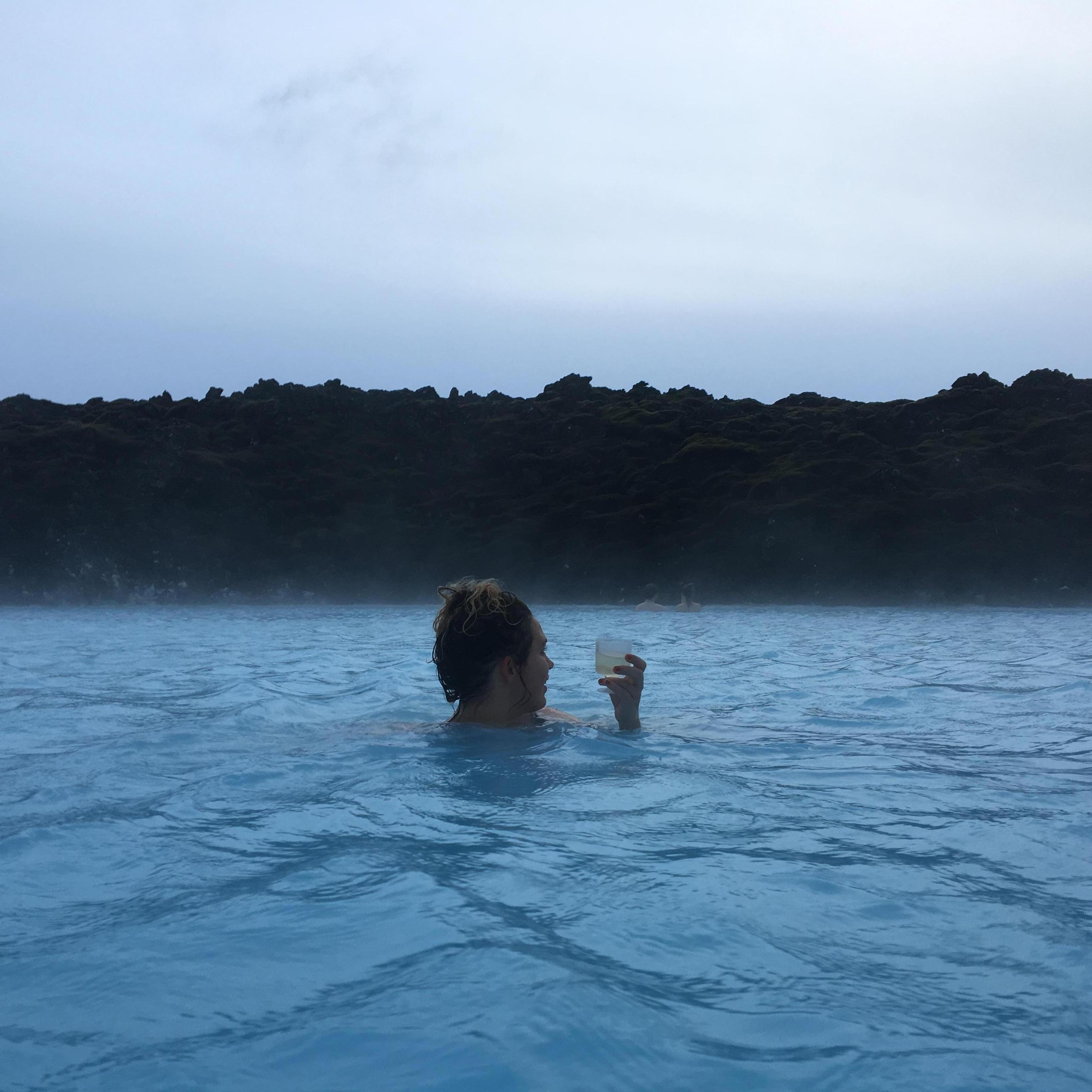 Blue Lagoon: Volcanic Rock, Hot Springs, and Champagne