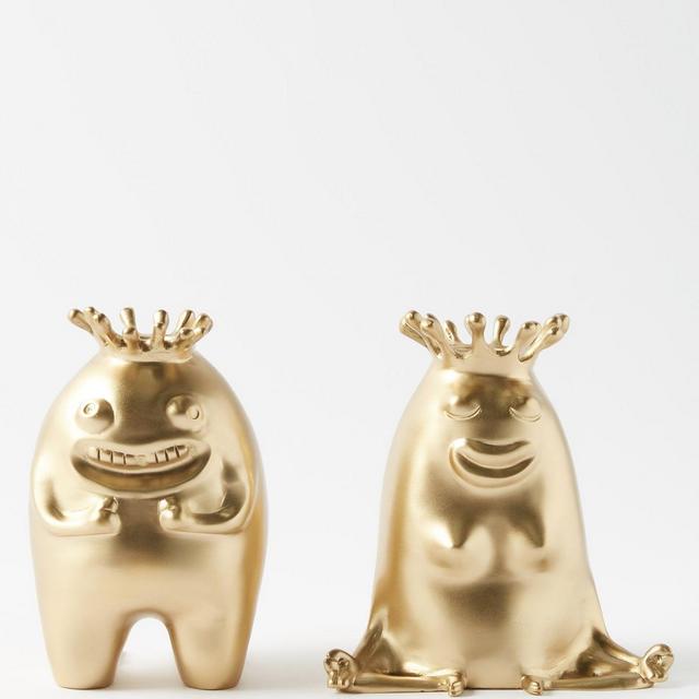 L’ObjetX Haas Brothers set of two candlestick holders