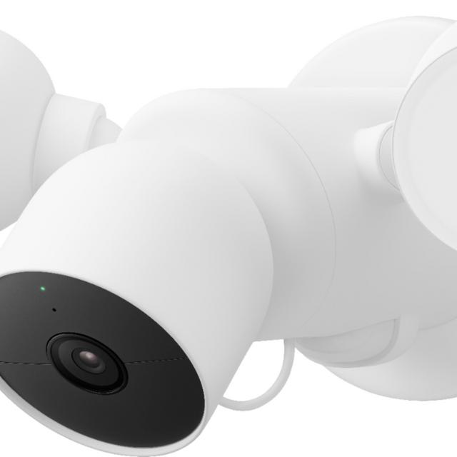 Google - Nest Cam with Floodlight - Snow