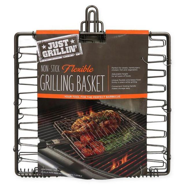 Just Grillin' Nonstick Flexible/Expandable Grilling Basket