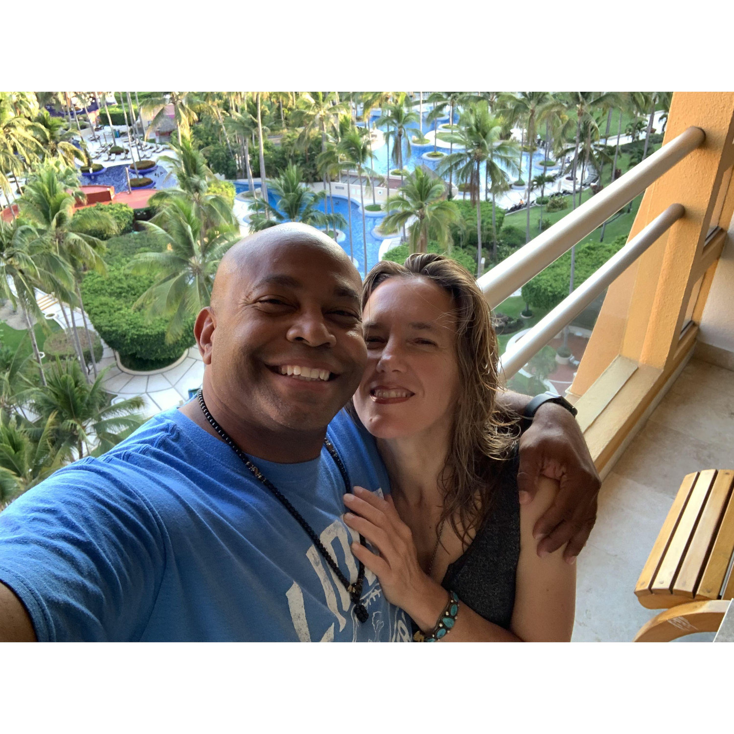 Our first moment in Puerto Vallarta.  During Covid.  Pure happiness.