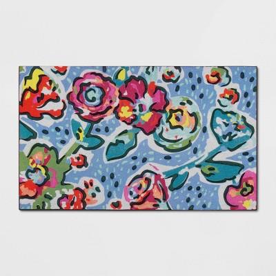 1'6"X2'6"/18"X30" Floral Doormat - Opalhouse&#153;