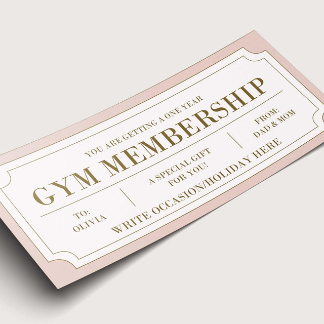 One Year Gym Membership for 2